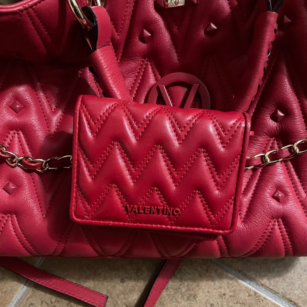 SOLD!!! Mario Valentino Quilted Leather Wallet!